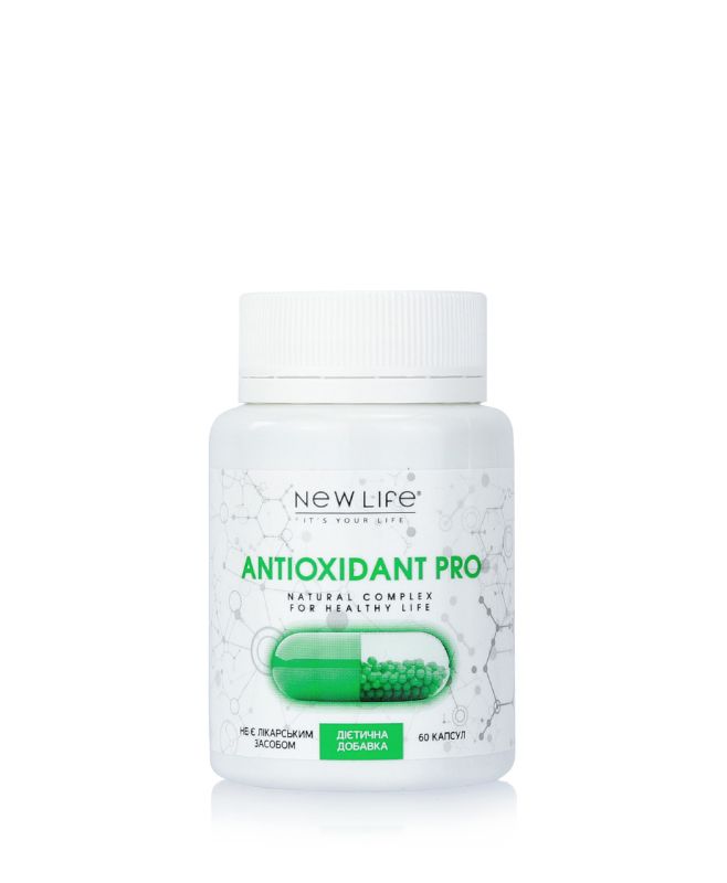 Antioxidant Pro проти атеросклерозу новоутворень та старіння 60 капсул Нове Життя