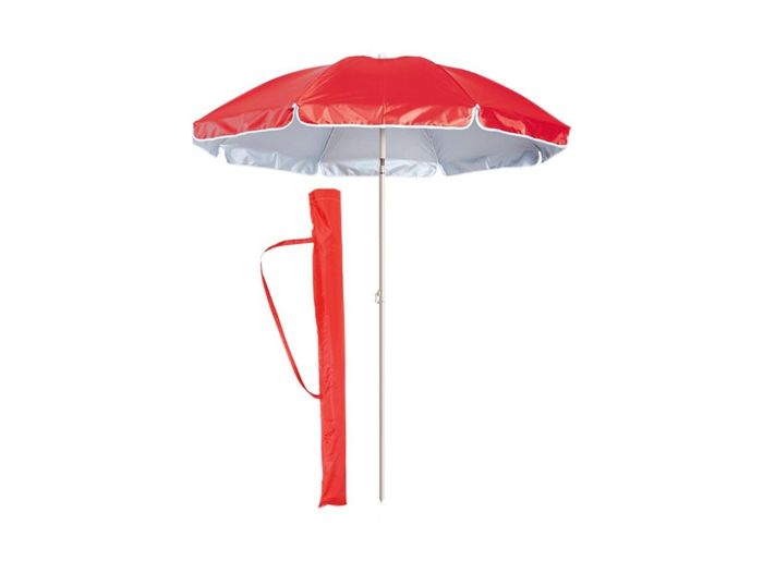 Садової складаний парасолька з нахилом червоний великий пляжний парасолька від сонця