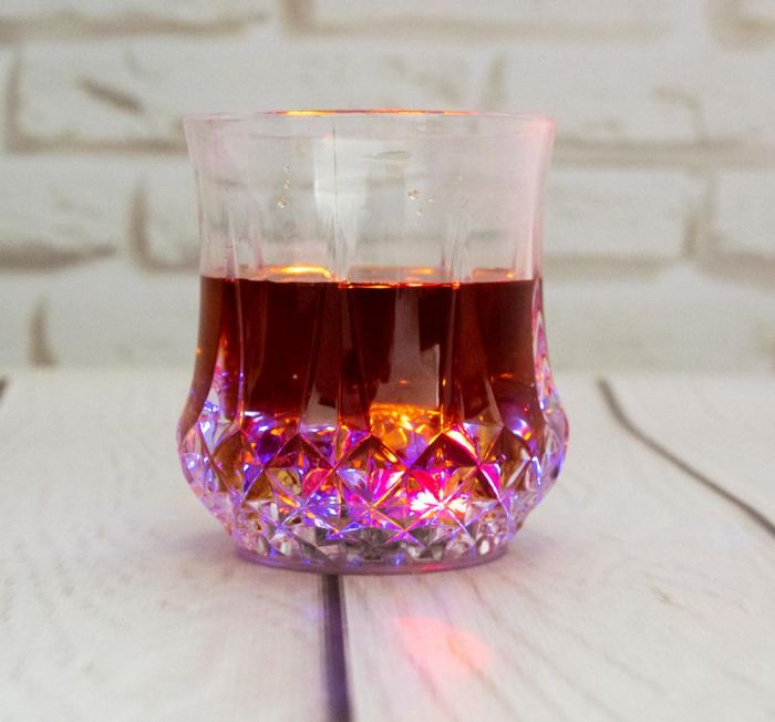 Світиться стакан для вечірки Color Cup келих для шампанського віскі коктейлів смузі пластиковий