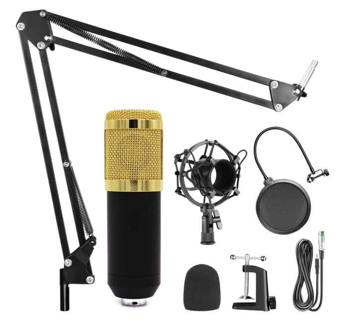 Студійний мікрофон для блогера M 800 V8 BT мікрофон для запису блогерский микрофон для записи подкастов