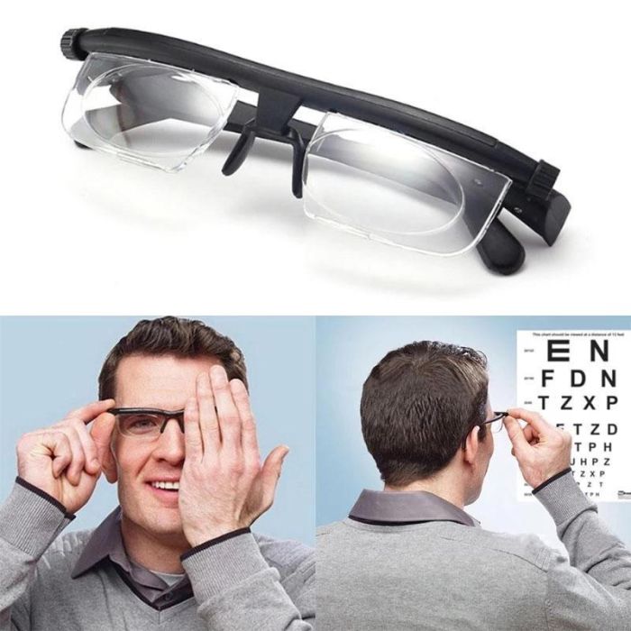 Окуляри з регулюванням діоптрій лінз Dial Vision універсальні окуляри для зору