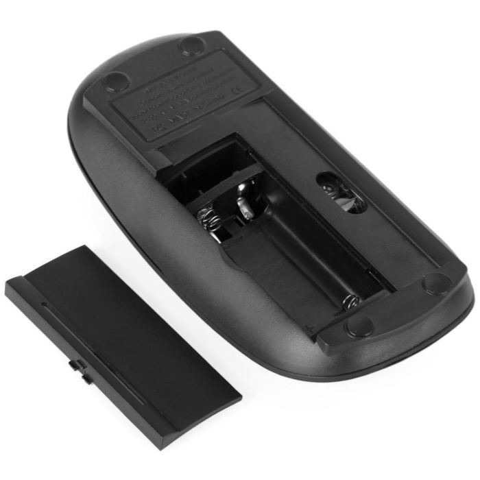 Бездротова комп'ютерна мишка Wireless Mouse G-132 Apple Style Чорна оптична миша