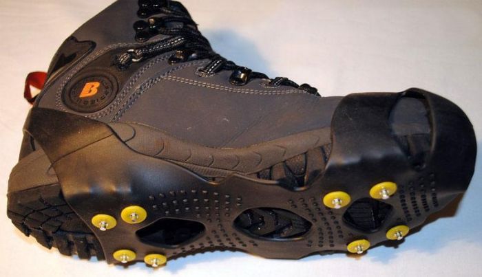 Льодоступи на взуття Non-Slip на 8 шипів - розмір L 39-44 накладки на взуття проти ковзання ледоступы