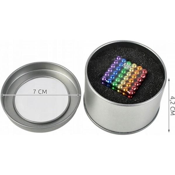 Магнітний конструктор-головоломка неокуб кольоровий Neocube 216 5мм магнітні кульки