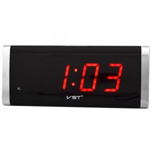 Настільний Led годинник VST 730 з червоним підсвічуванням настільний електронний годинник настольные часы