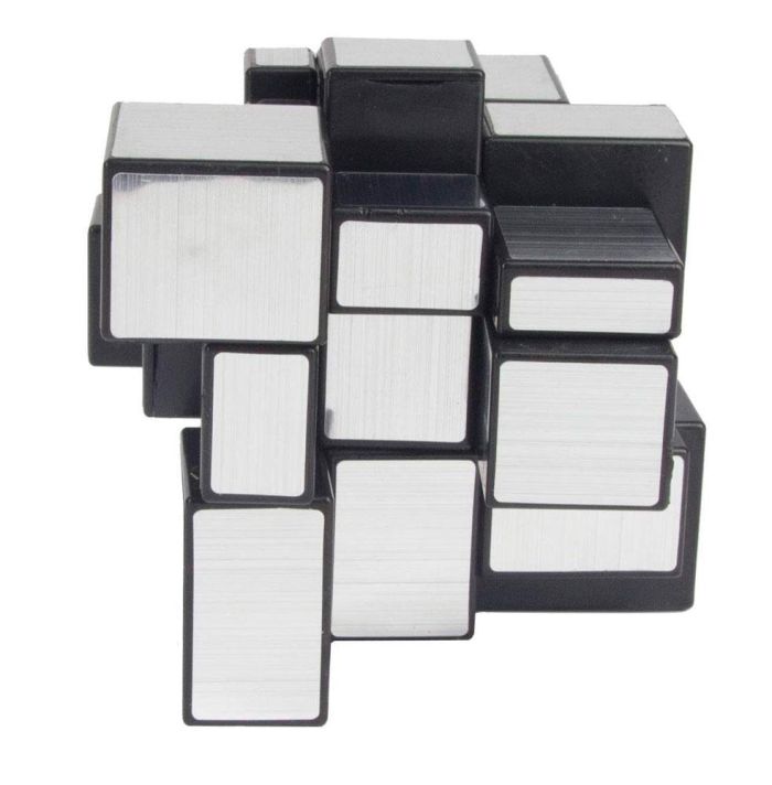 Срібний кубик рубика з різними гранями 3x3 Cube World Magic головоломка кубік рубік кубик рубика 3 на 3