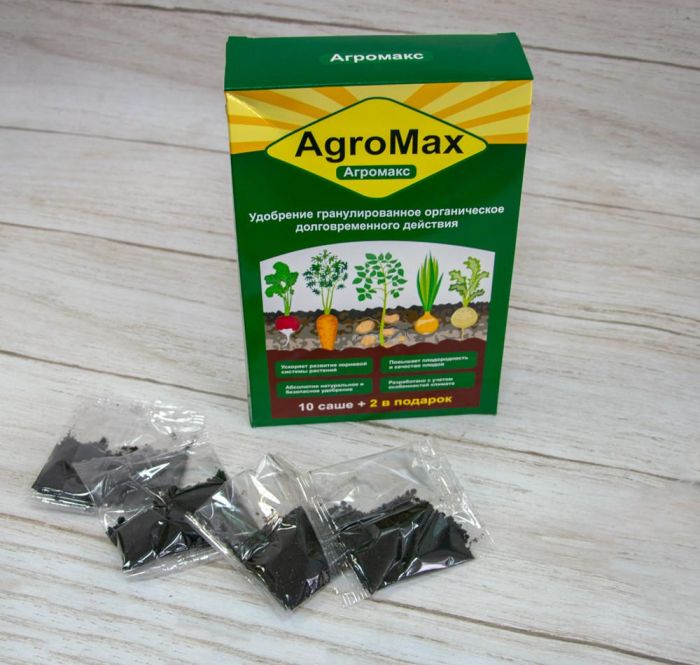 Agro Max добриво удобрение Агромакс 4 уп. / 48 саше підживлення стимулятор росту врожаю картоплі