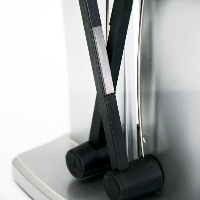 Точилка для ножів ручна Rvavrien edge Срібляста точило для ножів - ножеточка механічна 16.5х12 см