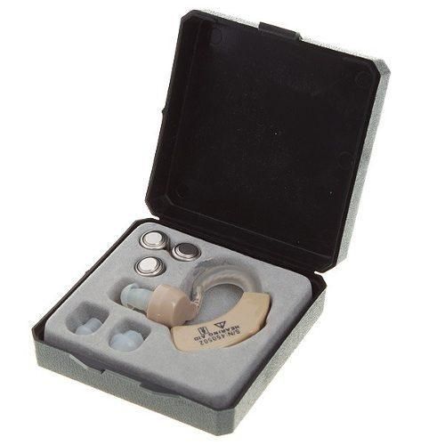 Слуховий апарат Xingma XM-909T Бежевий завушній слуховий апарат підсилювач слуху усилитель слуха