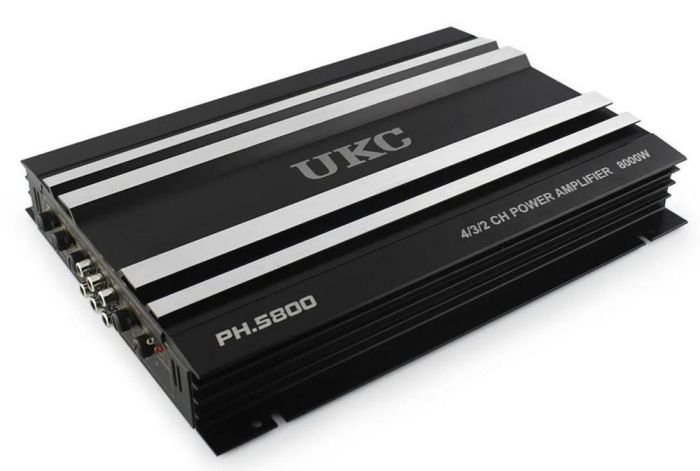 Підсилювач звуку в авто UKC PH.5800 8000W 4-х канальний автопідсилювач звуку в машину усилитель<a