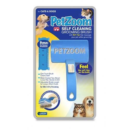 Щітка для вичісування шерсті Pet Zoom пуходерка для собак/кота Пет Зум расческа для кошек