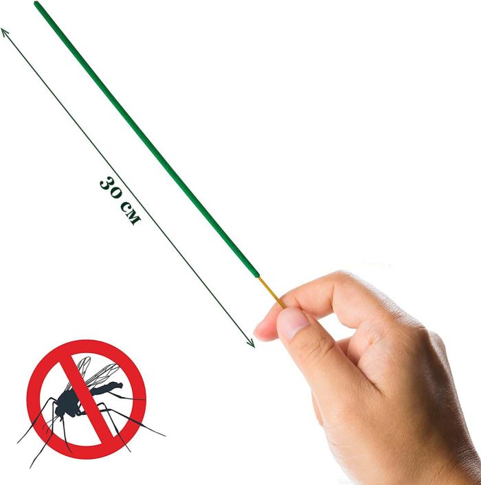 Засіб від комах - арома палички від комарів GH ANS 30 шт/уп 30см засіб проти комарів Зелений