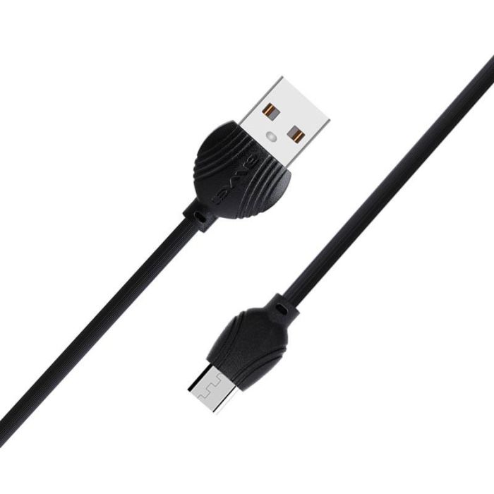 Мікро юсб кабель 2.5А CL-61 Чорний шнур для заряджання телефону - micro usb кабель 1 м микро юсб кабель