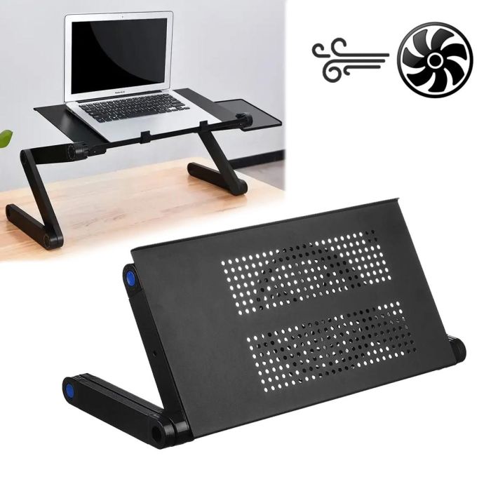 Столик для ноутбука Laptop table T6 охолоджувальна підставка для ноутбука столик трансформер с 1 вентилятором