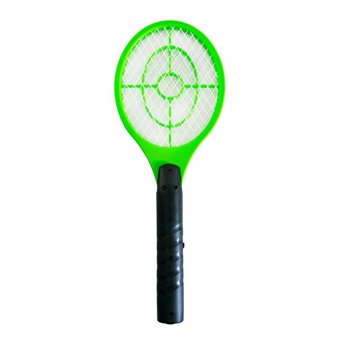 Ракетка проти комарів 44х16 см Зелений електрична мухобійка на батарейках мухоловка електрична