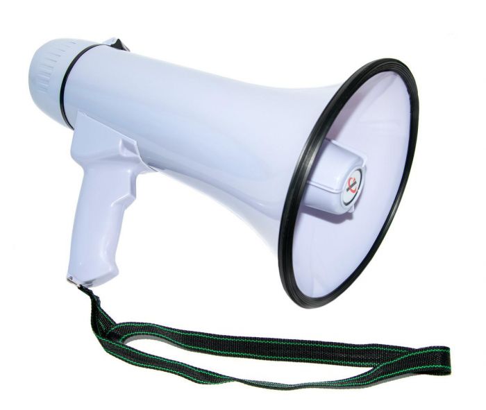 Гучномовець з мікрофоном Megaphone Megaphone HW 20B 30W рупор для посилення голосу гучномовець