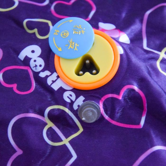 Грілка водяна для рук багаторазова Фіолетова із сердечками 26х18 см електрогрілка электрическая грелка