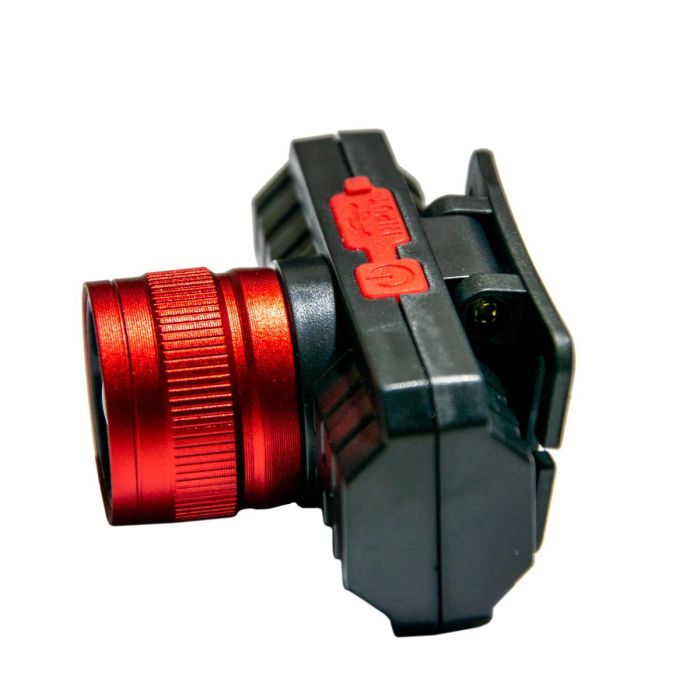 Ліхтар налобний на акумуляторі Червоний LED ліхтарик налобний для риболовлі фонарик налобный