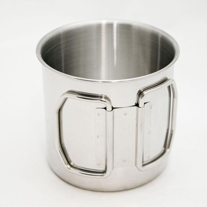 Кружка металева - складна чашка 350 мл з нержавіючої сталі туристична чашка похідна кружка нержавейка
