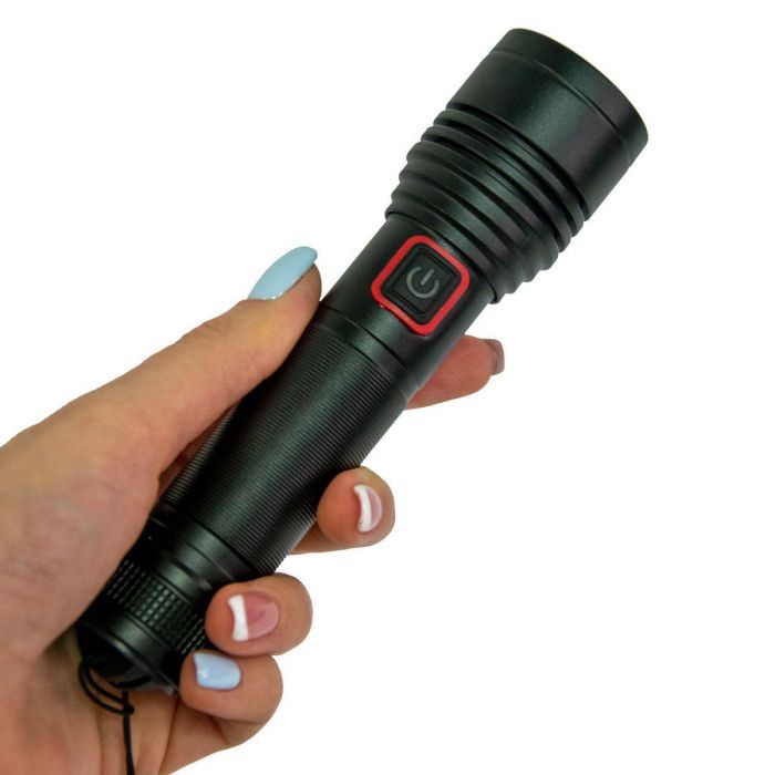 Світлодіодний акумуляторний ліхтар BL P02-P50 USB Type-C тактичний LED ліхтарик кишеньковий ліхтар