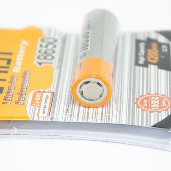 Батарейка 18650 Li-ion 4200mAh E-Fast літій іонні акумулятори 18650 3.7V - акумуляторні батарейки 1 шт.