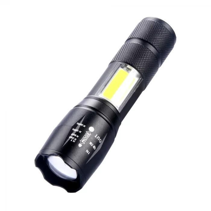 Світлодіодний акумуляторний ліхтар BL-T6-29 microUSB тактичний LED ліхтарик кишеньковий ліхтар
