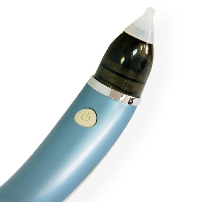 Аспіратор для носа дитячий Sniffing Equipment For Children Біло-блакитний відсмоктувач соплів електричний