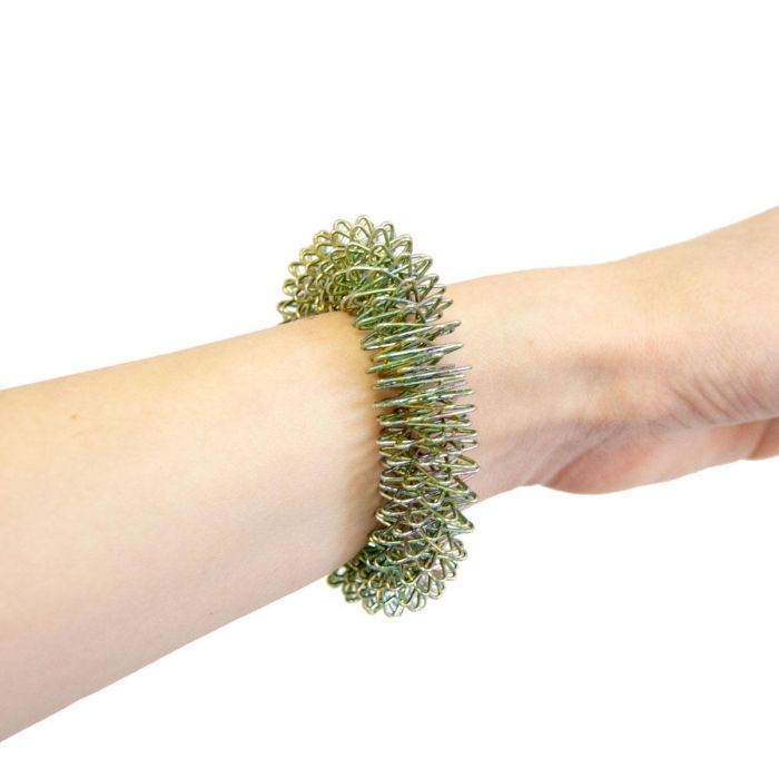 Акупунктурне кільце-браслет Су Джок Кільце №2 - d=35мм масажер пружиний для рук колечко су джок