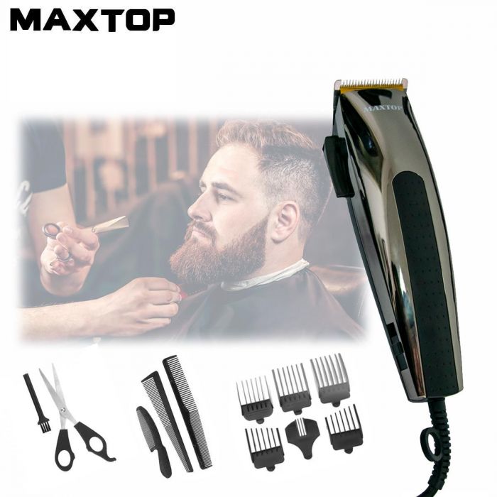 Професійна машинки для стрижки волосся MaxTop MP-4700 220V набір для стрижки трімер для бороди