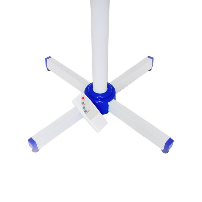 Вентилятор підлоговий 40W Domotec MS-1621 Біло-синій вентилятор побутовий для кімнати вентилятор напольный