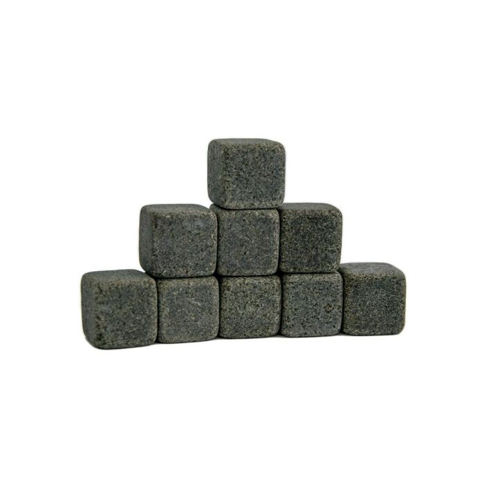 Кубики для охолодження напоїв Whiskey Stones 9шт. стеатитове каміння для охолодження віскі/коньяку