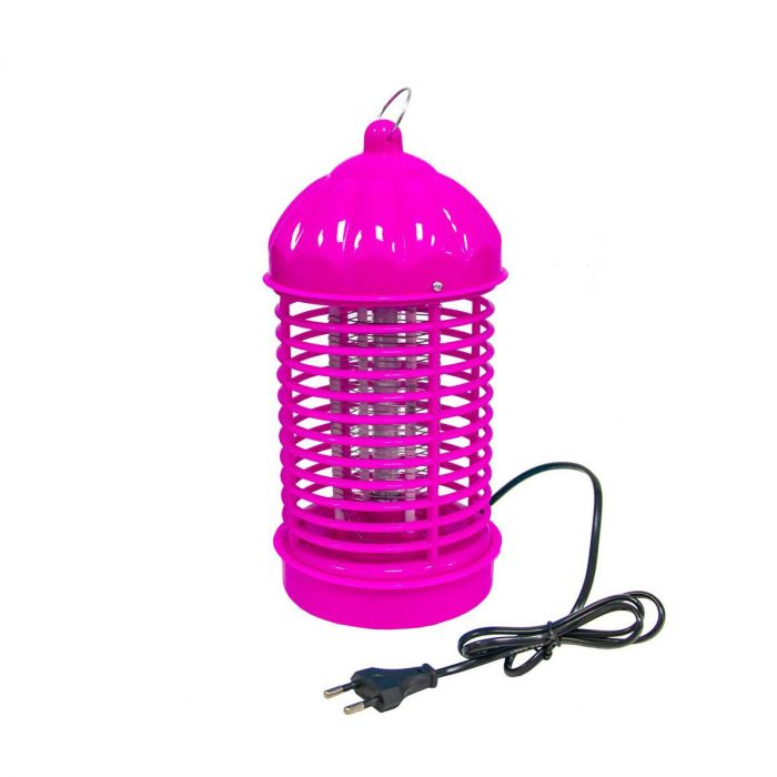 Лампа знищувач комах LM-3D Рожева ультрафіолетова антимоскітна лампа-пастка від комарів