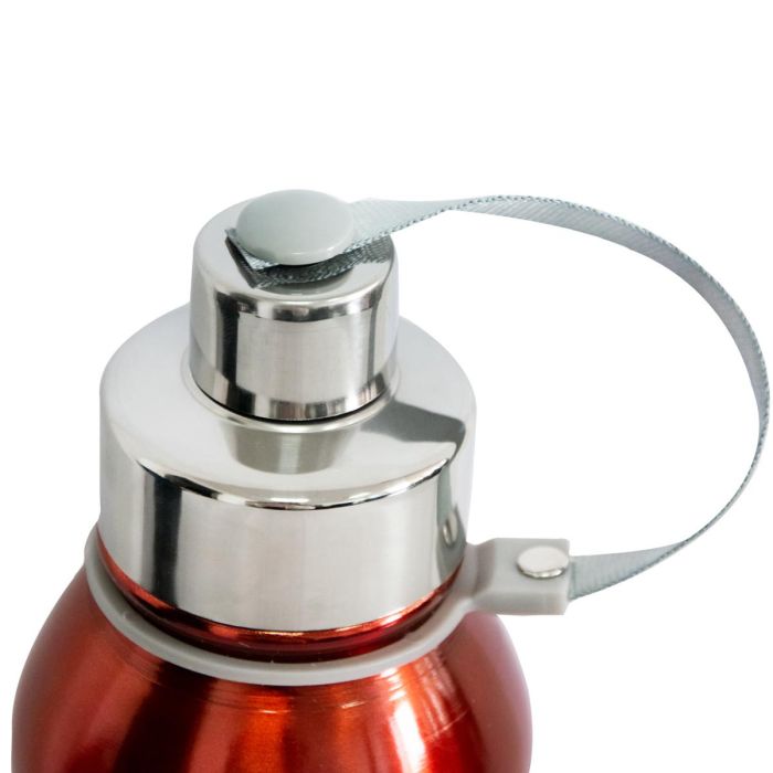 Термос для напоїв металевий SUPREME with cap 800ml Червоний термос для чаю термокружка термобутилка