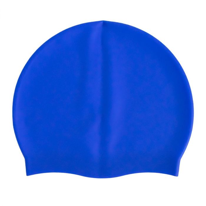 Силіконова шапочка для плавання Синя Silicone Swim Cap шапочка для басейну шапочка для плавання