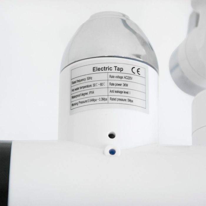 Проточний нагрівач води Instant electric heating water faucet Білий електронагрівач проточної води з лійкою