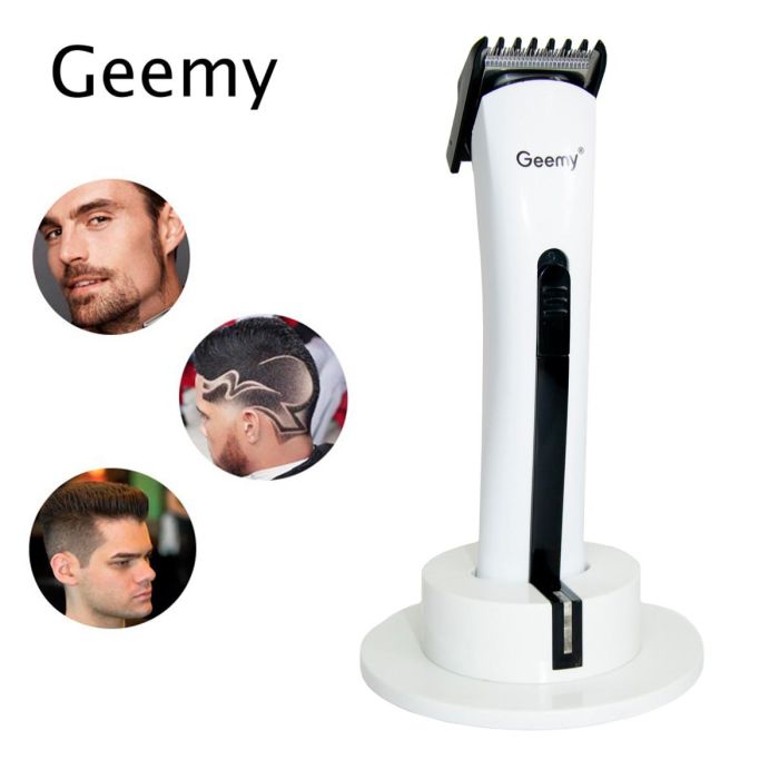 Тример для бороди на акумуляторі Geemy GM-725 стрижкова машинка бездротова триммеры для стрижки бороды
