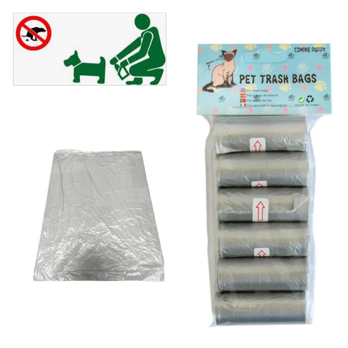 Пакети для прибирання за собаками Pet Trash Bags Coming Puppy пакети для прибирання за домашніми тваринами