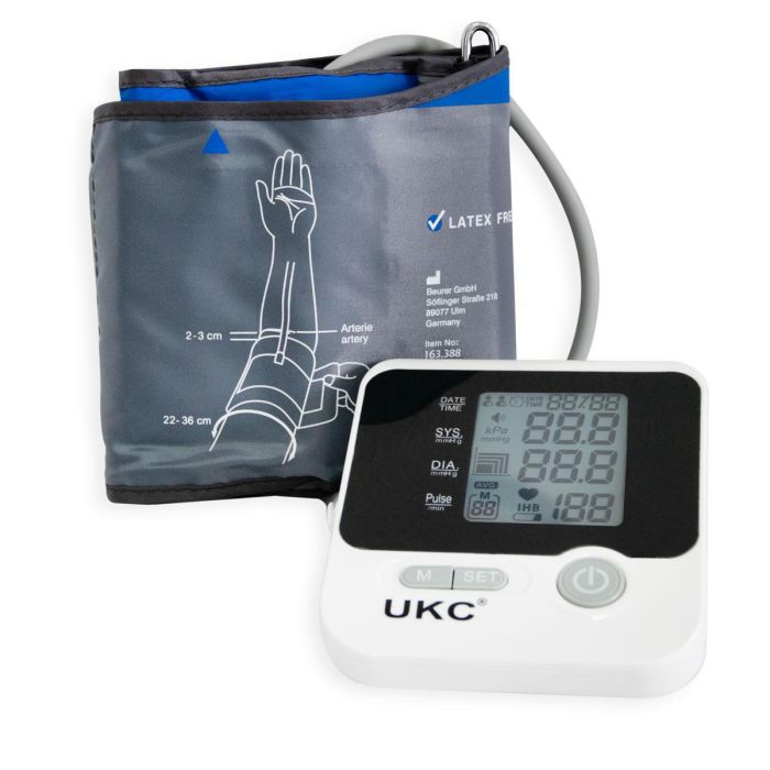 Електронний тонометр автоматичний UKC BL-8034 прилад для вимірювання тиску на руку тискомір