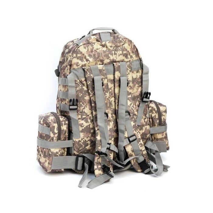 Тактичний рюкзак із підсумками B08 oliva - Оливковий 55 л штурмовий рюкзак чоловічий рюкзак тактичний