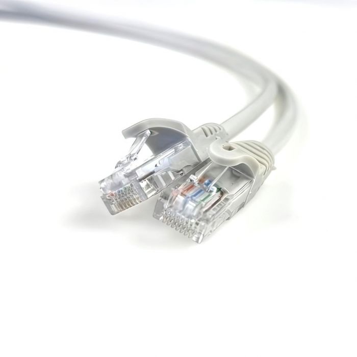 Кабель Ethernet LAN Cat 5E HX Білий дріт для роутера 20 м патч корд кабель RJ-45 интернет кабель